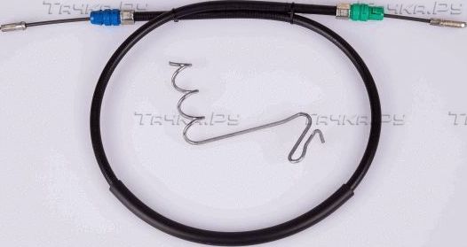 Трос ручника (тросик ручного тормоза) Hella. Артикул 8AS 355 665-851