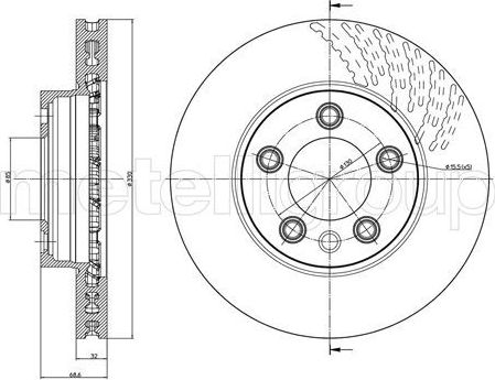 Тормозной диск Trusting. Артикул DF559