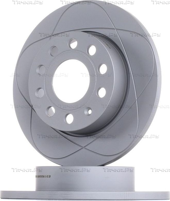 Тормозной диск ATE PowerDisc задний для Skoda Superb II 2008-2015. Артикул 24.0312-0158.1