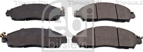 Тормозные колодки Febi Bilstein передние для Renault Alaskan I 2017-2026. Артикул 170382