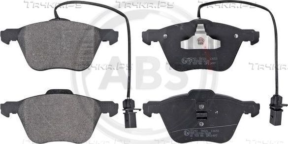 Тормозные колодки ABS передние для Volkswagen Sharan I 1995-2010. Артикул 37240