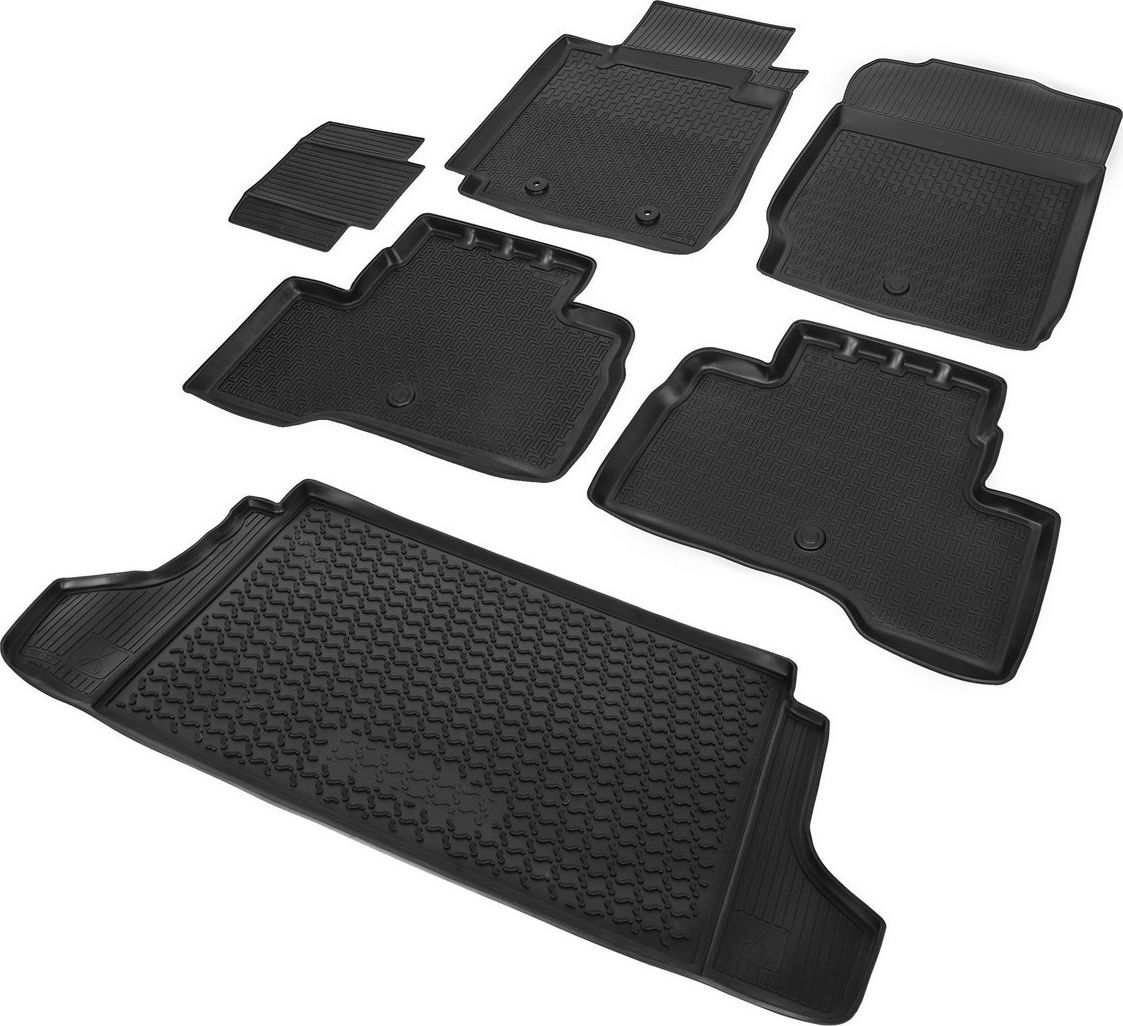 Комплект ковриков Rival для салона и багажника Suzuki Grand Vitara III рестайлинг 5-дв. 2012-2015. Артикул K15501002-1