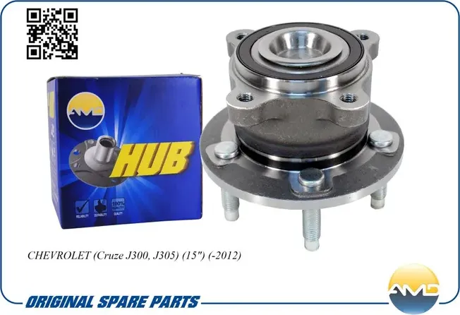 Ступица с подшипником CHEVROLET CRUZE 09- R15 задн. (AMD) AMD. Артикул AMDHUB33
