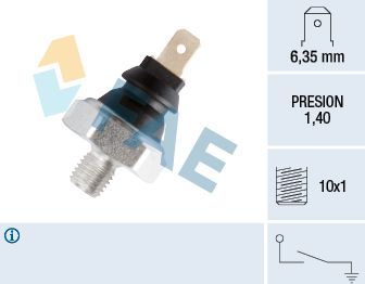 Датчик давления масла FAE. Артикул 12900