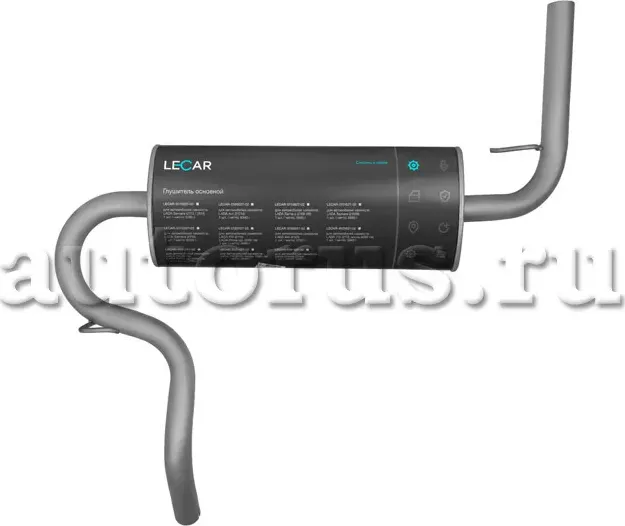 ГЛУШИТЕЛЬ ВАЗ-21214 LECAR Lecar. Артикул LECAR016052702