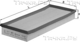 Воздушный фильтр Mahle для Mitsubishi Space Star I 1998-2004. Артикул LX 662