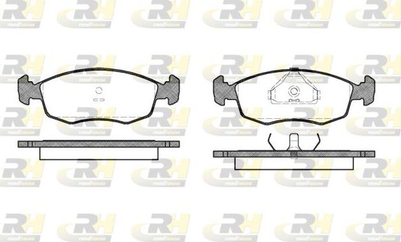 Тормозные колодки RoadHouse передние для Ford Scorpio I 1985-1994. Артикул 2172.00