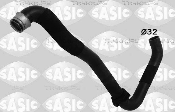 Патрубок радиатора (системы охлаждения) Sasic. Артикул 3400056