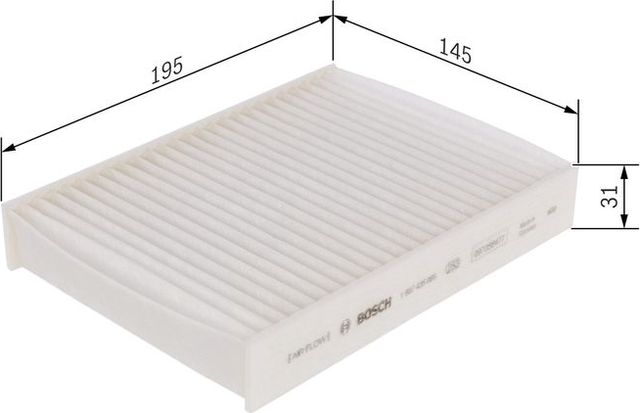 Салонный фильтр Bosch для Citroen C1 II 2014-2026. Артикул 1 987 435 066