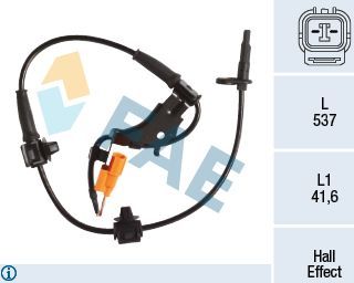 Датчик ABS FAE передний левый для Honda CR-V III 2007-2012. Артикул 78226