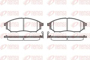 Тормозные колодки Remsa передние для Infiniti QX50 I 2013-2017. Артикул 0852.14