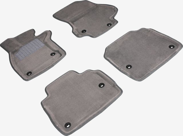 Коврики Seintex 3D ворсовые для салона Lexus LS500 4WD V 2017-2026 СЕРЫЕ. Артикул 92306