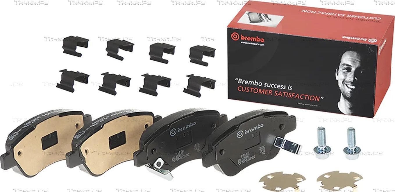 Тормозные колодки Brembo передние для Opel Adam I 2012-2019. Артикул P 59 081