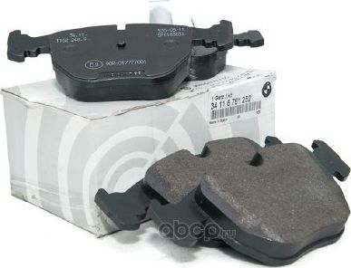 Тормозные колодки BMW. Артикул 34116761252