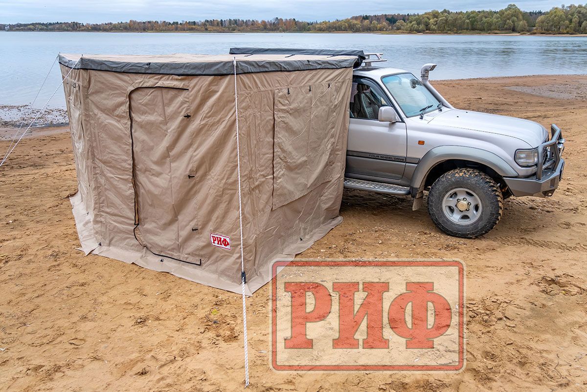 Стенки РИФ для комбинированной (прямоугольной с веерной частью) маркизы 2,5х3,0 м правые. Артикул RIFANF073030602