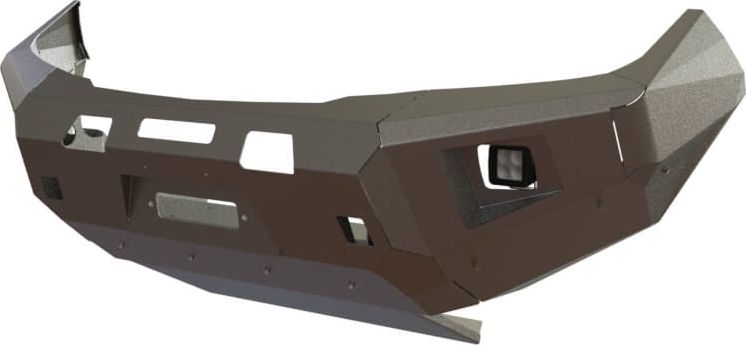 Бампер силовой STC передний для Nissan Navara 2010-2026 с противотуманными фарами. Артикул STC-NN-BF-L1