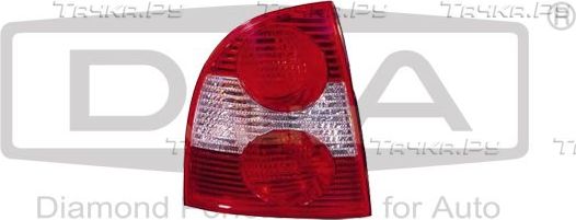 Фонарь задний DPA левый для Volkswagen Passat B5 2000-2005. Артикул 99451183402