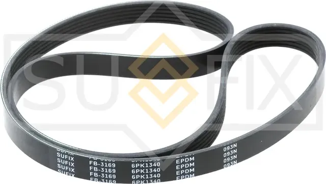 Ремень поликлиновый 6PK1340 (Sufix). Артикул FB-3169