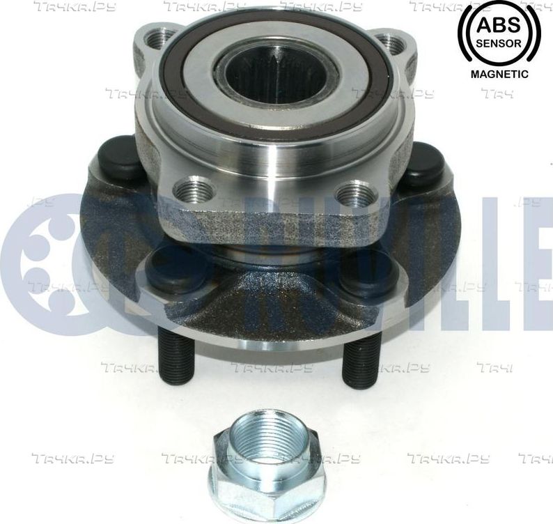 Ступица колеса с интегрированным подшипником Ruville передняя для Subaru Impreza III 2008-2012. Артикул 221354