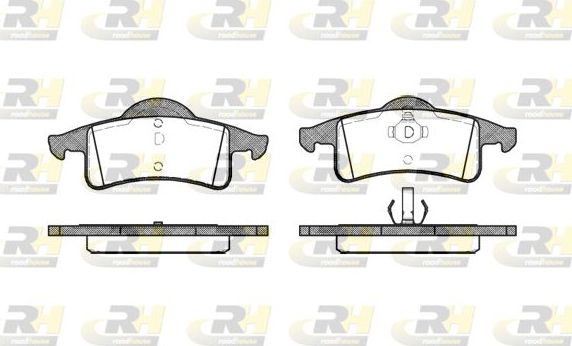 Тормозные колодки RoadHouse задние для Jeep Grand Cherokee II (WJ) 1999-2005. Артикул 2758.00