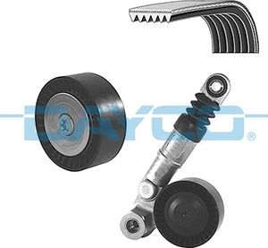 Приводной ремень поликлиновой с роликами (комплект) Dayco для Alfa Romeo 159 2005-2012. Артикул KPV940