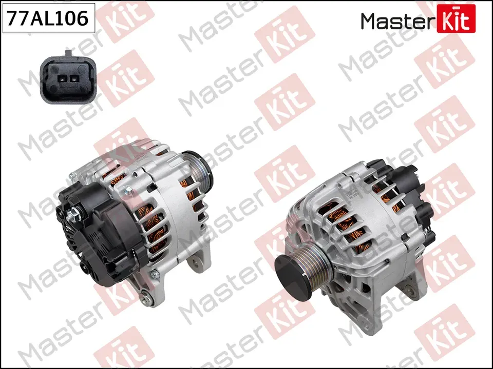 Генератор RENAULT DUSTER, NISSAN TERANO 2.0 14 (Master KIT). Артикул 77AL106