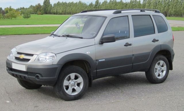 Рейлинги АПС для Chevrolet Niva 2002-2020 Черные. Артикул 0211-02