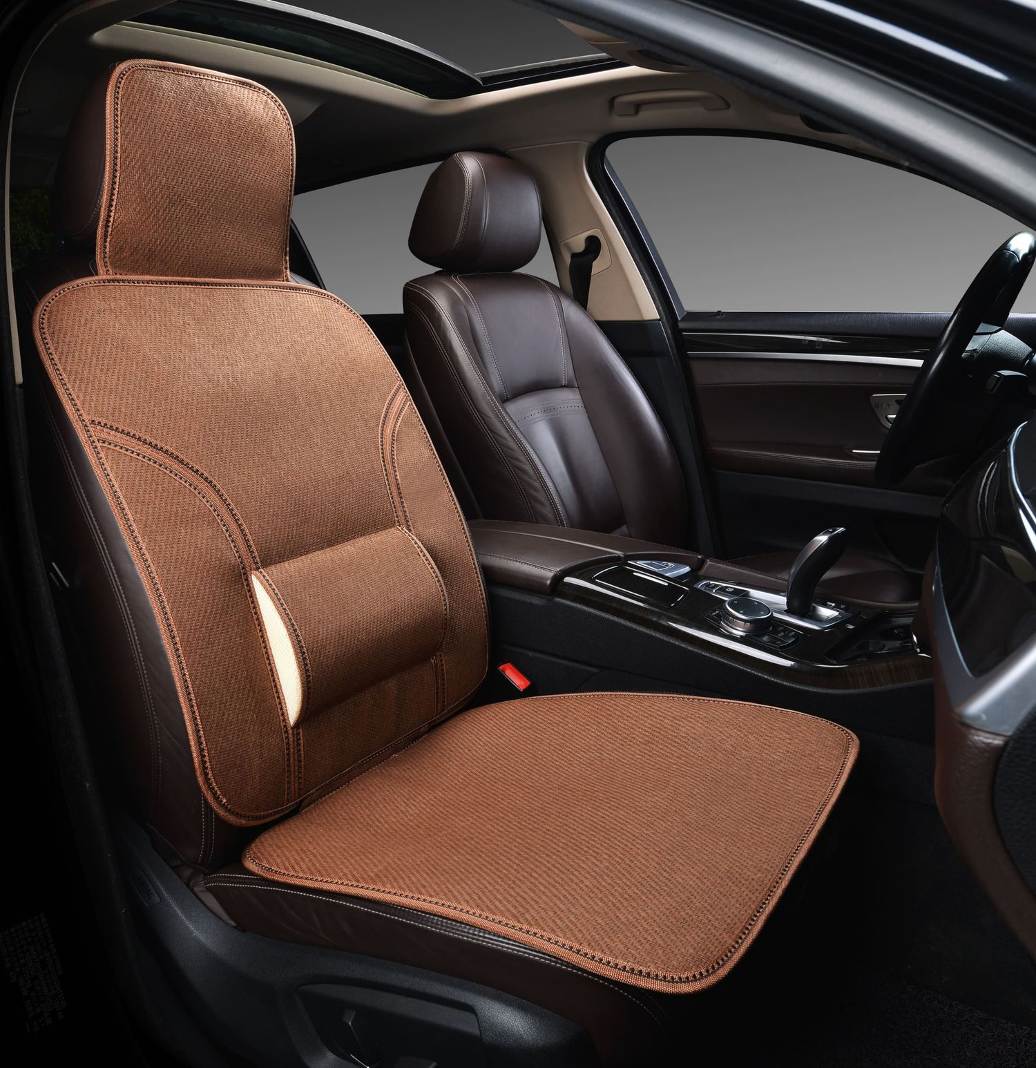 Накидка массажная PSV P2005 плетенный бамбук (Коричневый). Артикул 132756