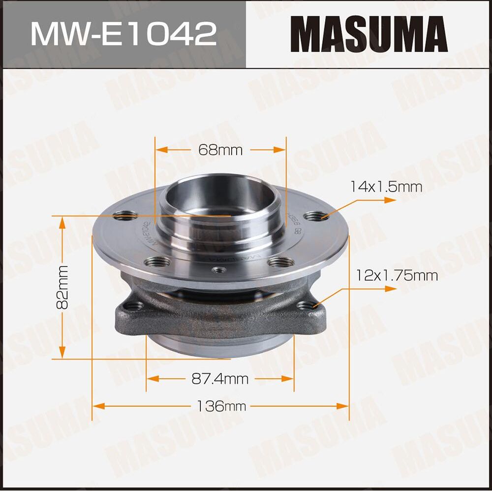 Ступичный узел (Masuma). Артикул MWE1042