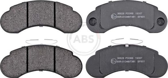 Тормозные колодки ABS. Артикул 36828