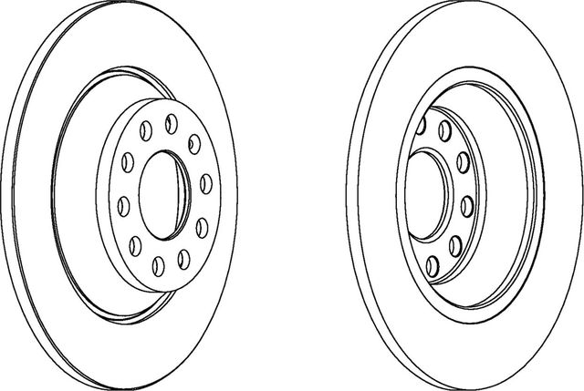 Тормозной диск Ferodo Premier задний для Audi A6 III (C6) 2004-2011. Артикул DDF1307C