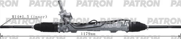 Рулевая рейка Patron для Peugeot 206 1998-2012. Артикул PSG3131