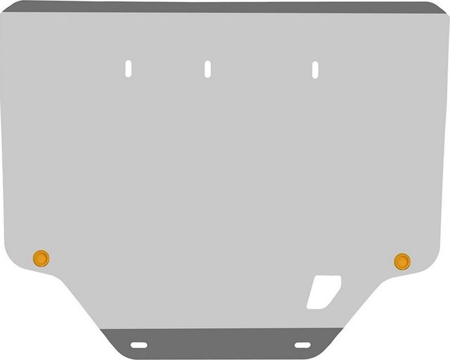 Защита алюминиевая NLZ для картера и КПП Honda Fit II правый руль 2007-2014. Артикул NLZ.18.25.030A