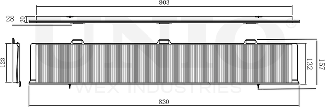 Фильтр салона (Unio). Артикул FLT-40068P