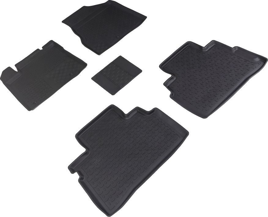 Коврики резиновые Seintex с высоким бортиком для салона Nissan Murano Z52 2016-2026. Артикул 87650