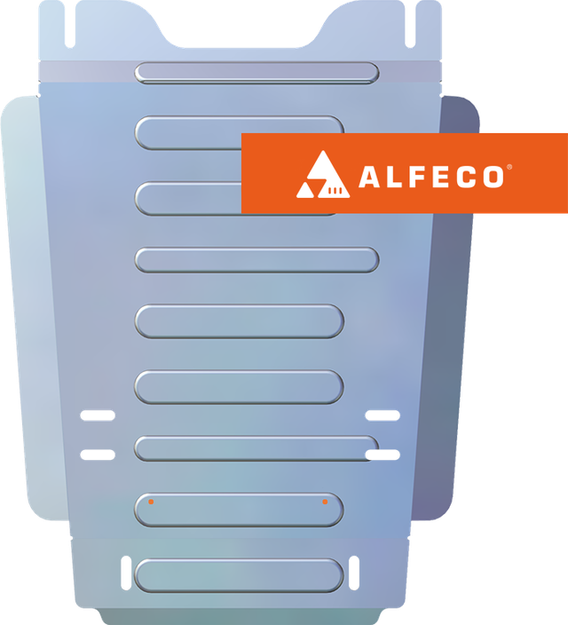 Защита алюминиевая Alfeco (4мм) для картера Sollers Argo (кроме а/м с рефрижиратором) дизель 2022-2026. Артикул ALF.62.07 AL4