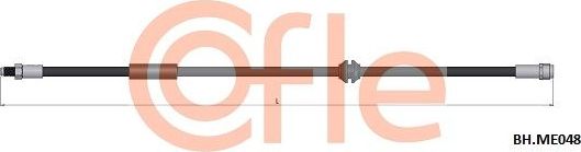 Тормозной шланг Cofle передний для Mercedes-Benz R-Класс I 2005-2014. Артикул 92.BH.ME048