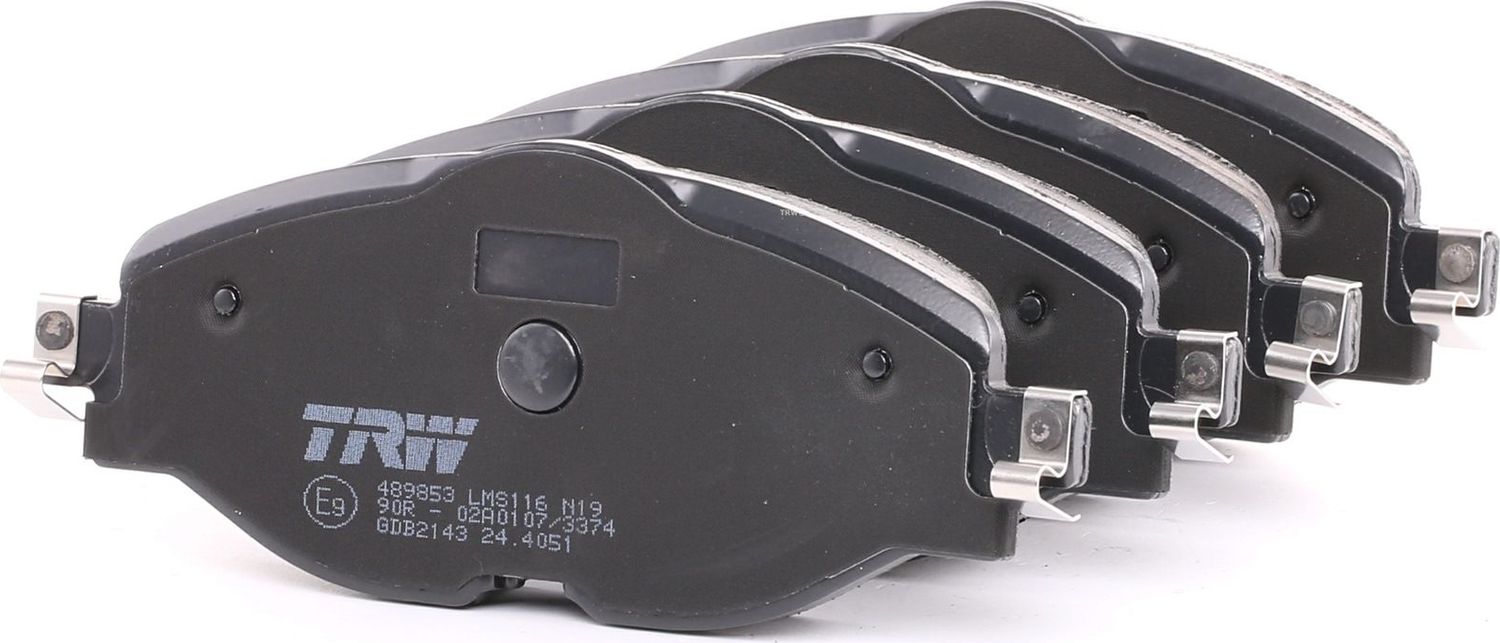 Тормозные колодки TRW передние для Volkswagen Caddy V 2021-2026. Артикул GDB2143