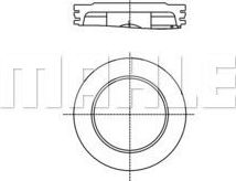 Поршень Mahle. Артикул 013 PI 00138 000