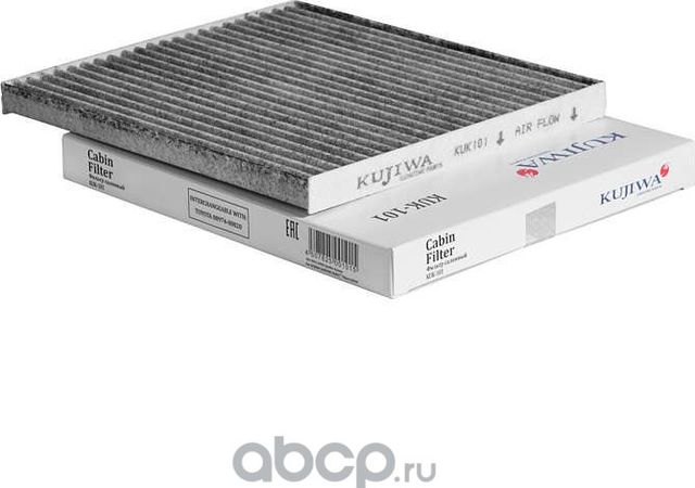 Фильтр салона угольный KUK101 KUJIWA 0897400820 TOYOTA Kujiwa. Артикул KUK101