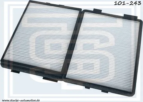 Фильтр, воздух во внутренном пространстве (Starke). Артикул 101243