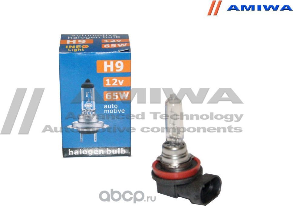 ЛАМПА НАКАЛИВАНИЯ AMIWA INEO H9 12В 65Вт. Артикул AMWH91265