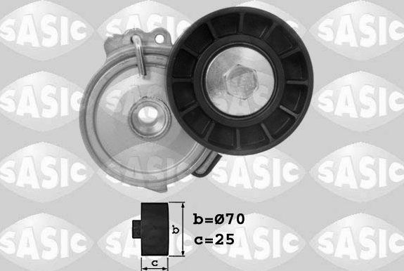 Натяжной ролик (натяжитель) приводного клинового зубчатого ремня Sasic. Артикул 1620015