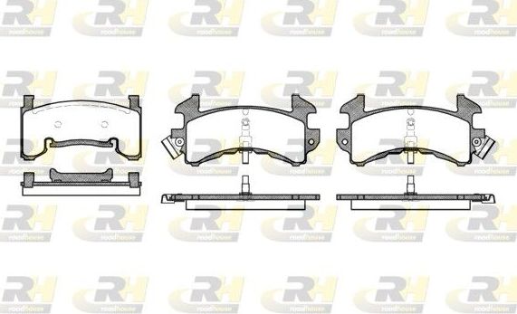 Тормозные колодки RoadHouse передние для Chevrolet Blazer II 1994-2005. Артикул 2515.00