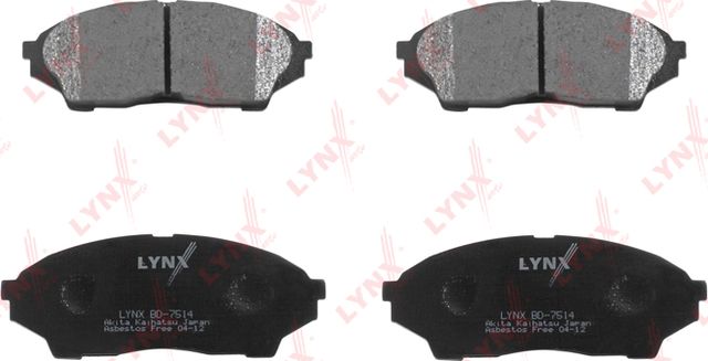 Тормозные колодки LYNXauto. Артикул BD-7514