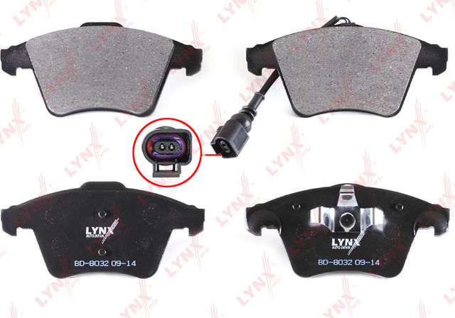 Тормозные колодки LYNXauto. Артикул BD-8032