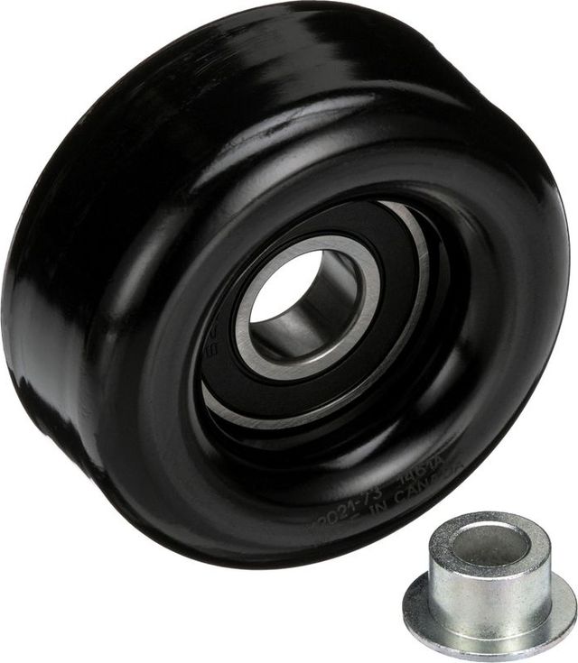 Направляющий (ведущий) ролик приводного поликлинового ремня Gates (Углеродистая сталь). Артикул T38043