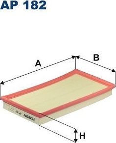 Воздушный фильтр Filtron. Артикул AP 182