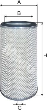 Воздушный фильтр MFilter для Mercedes-Benz SK 1987-1996. Артикул A 1603