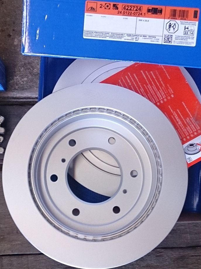 Тормозной диск ATE. Артикул 24.0122-0724.1